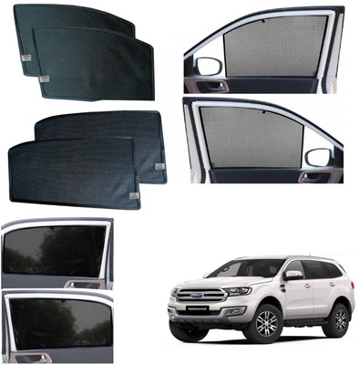 WolkomHome Side Window Sun Shade For Ford Endeavour(Black)
