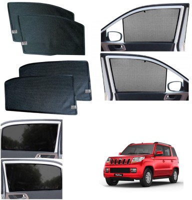 WolkomHome Side Window Sun Shade For Mahindra TUV-300(Black)