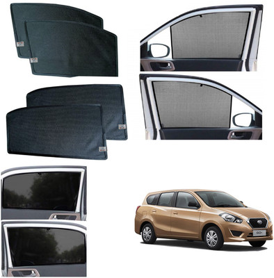 WolkomHome Side Window Sun Shade For Datsun Go+(Black)