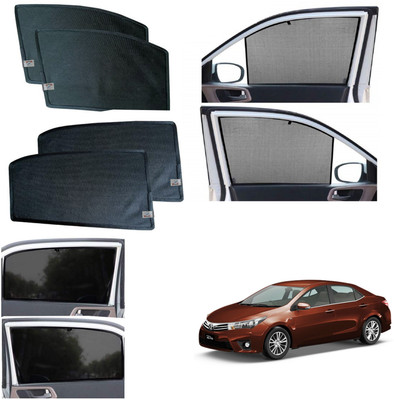 WolkomHome Side Window Sun Shade For Toyota Corolla Altis(Black)