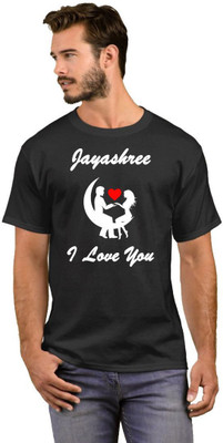 GNS National Printed Men Round Neck White, Black T-Shirt