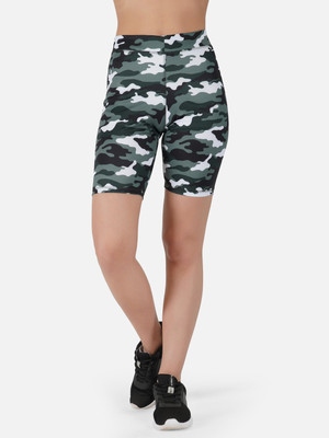 IMPERATIVE Printed Women Dark Green Tights