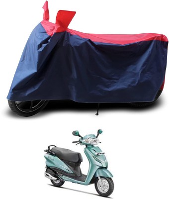 AASHTIK MART Two Wheeler Cover for Hero(Duet, Red, Blue)