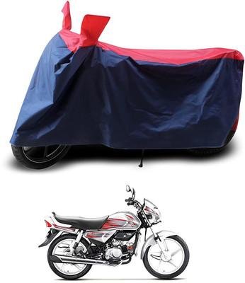 AASHTIK MART Two Wheeler Cover for Hero(MotoCorp HF Deluxe, Red, Blue)