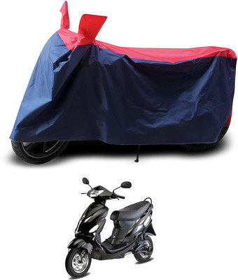 KEDIT Two Wheeler Cover for Hero(Electric Wave Dx, Red, Blue)