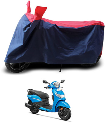 KEDIT Two Wheeler Cover for Hero(Pleasure+ 110, Red, Blue)