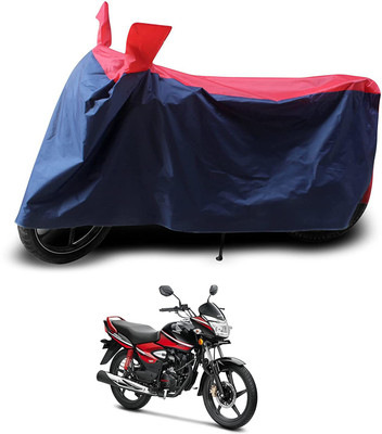 AASHTIK MART Two Wheeler Cover for Honda(CB Shine, Red, Blue)