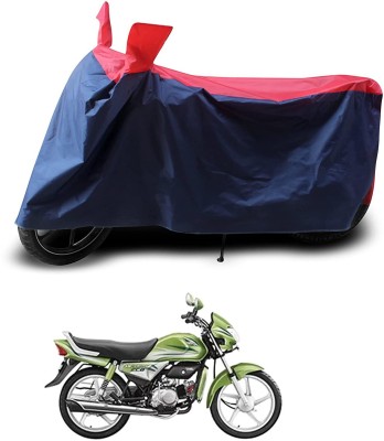 AASHTIK MART Two Wheeler Cover for Hero(HF Deluxe Eco, Red, Blue)