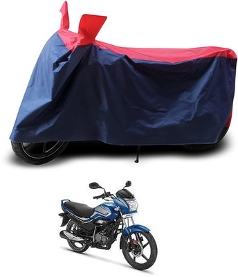 KEDIT Two Wheeler Cover for Hero(Super Splendor, Red, Blue)