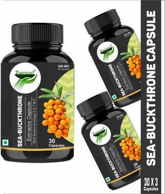 Rawmest Ginseng Extract Capsules500mg (30 Each)| Improve Energy & Stamina pack 3(3 x 30 Capsules)