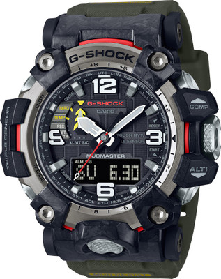 CASIO GWG-2000-1A3DR G-Shock Dial Military Green Resin Band Analog-Digital Watch  - For Men