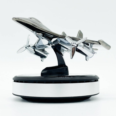 LAVITRA universal Diffuser Trending New Jet Aeroplane Alloy Solar Car Air Freshener Aromatherapy Car Interior Decoration Accessories Fragrance for Home Office Decoration Perfume Solar Aeroplane Big(100 g)