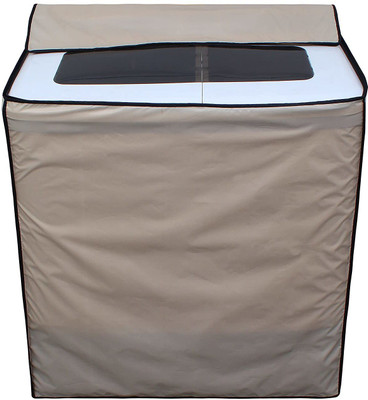 Vocal Store Semi-Automatic Washing Machine  Cover(Width: 92 cm, Beige)