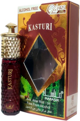 Manasik KASTURI Alcohol - Free Concentrated Attar Roll On 6ml . Floral Attar(Natural)