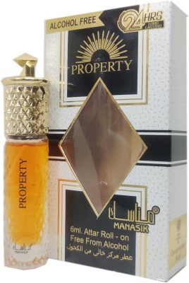 Manasik PROPERTY Alcohol - Free Concentrated Attar Roll On 6ml . Floral Attar(Floral)