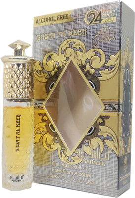 Manasik BASAT AL REEH Alcohol - Free Concentrated Attar Roll On 6ml . Floral Attar(Floral)