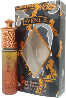 Manasik AVENUE Alcohol - Free Concentrated Attar Roll On 6ml . Floral Attar(Floral)