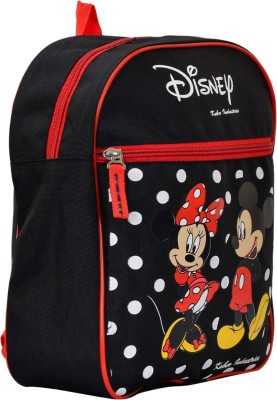 DISNEY Mickey & Minnie Print Kids Backpack Bag for School,Casual, Picnics (Black) Waterproof School Bag(Black, 10 L)