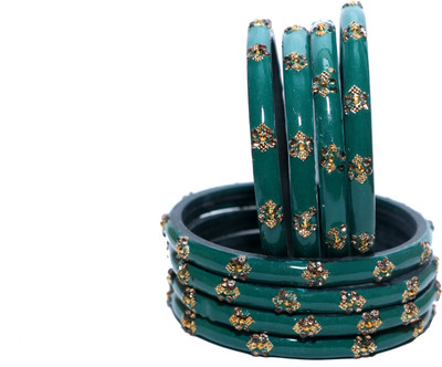 Shubhlaxmi Glass Bangle Set(Pack of 8)