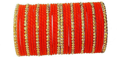MADHAV ENTERPRISES Glass Bangle Set(Pack of 34)