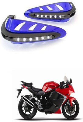 PRTEK Motorcycle Universal Bike Hand Guards with DRL Running Light 279 Bike Crash Guard(Hyosung)