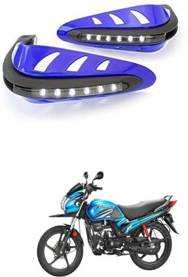 PRTEK Motorcycle Universal Bike Hand Guards with DRL Running Light 312 Bike Crash Guard(Mahindra)