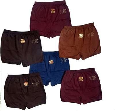 OneHalf Brief For Boys(Brown Pack of 6)