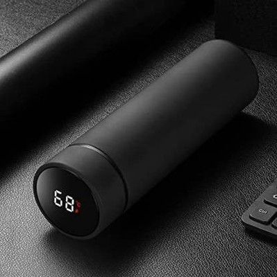 TheGiftsCorner 500 ml Steel Bottle(Pack of 1, Black)
