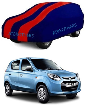 ATBROTHERS Car Cover For Maruti Suzuki Alto 800 VXI Plus Petrol (Without Mirror Pockets)(Blue, Red)