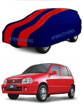 ATBROTHERS Car Cover For Maruti Suzuki Zen 1.0i (Without Mirror Pockets)(Blue, Red)