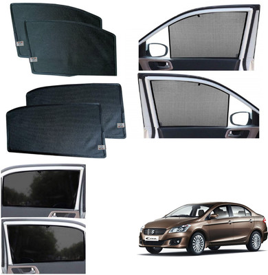 WolkomHome Side Window Sun Shade For Maruti Suzuki Ciaz(Black)