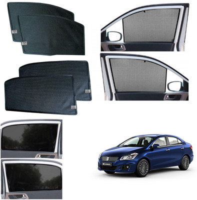 WolkomHome Side Window Sun Shade For Maruti Suzuki Ciaz(Black)