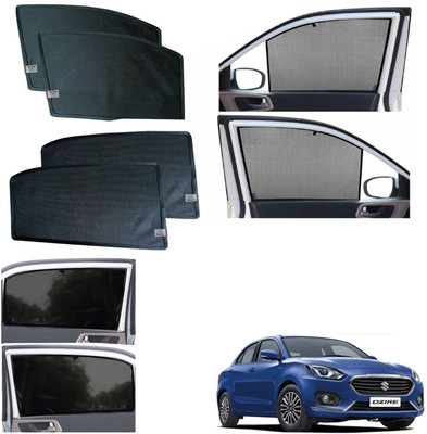 WolkomHome Side Window Sun Shade For Maruti Suzuki Swift Dzire(Black)