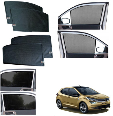 WolkomHome Side Window Sun Shade For Tata Altroz(Black)