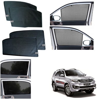 WolkomHome Side Window Sun Shade For Toyota Fortuner(Black)