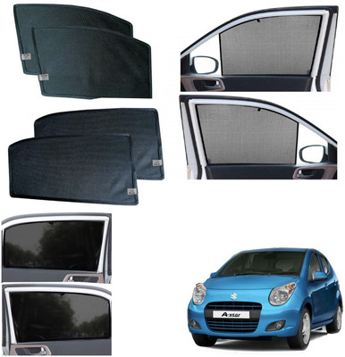 WolkomHome Side Window Sun Shade For Maruti Suzuki A-Star(Black)