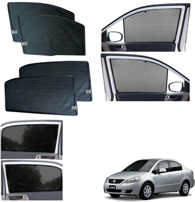 WolkomHome Side Window Sun Shade For Maruti Suzuki SX4(Black)