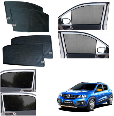 WolkomHome Side Window Sun Shade For Renault Kwid(Black)