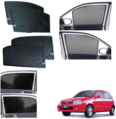 WolkomHome Side Window Sun Shade For Maruti Suzuki Zen(Black)