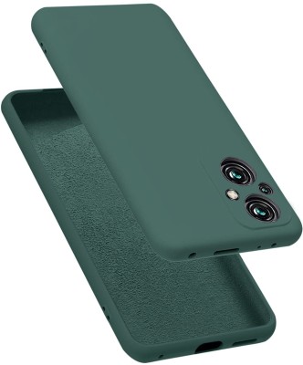 Micvir Back Cover for Oppo F21 Pro 5G(Green, Dual Protection, Silicon, Pack of: 1)