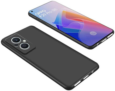 RBCASE Back Cover for Oppo F21 Pro 5G(Black, Shock Proof)