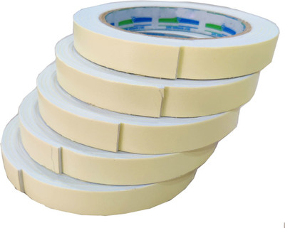 Neel Double Sided Foam Tape HANDHELD Double Sided Foam Tape (Manual)(Set of 8, Yellow)