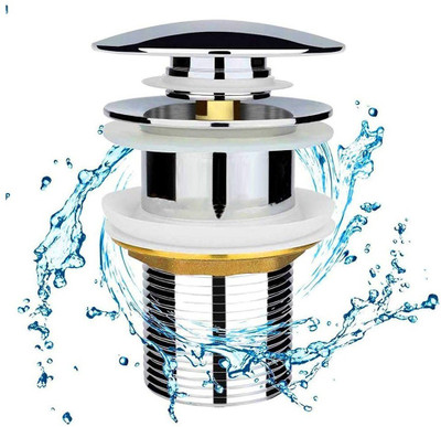 Kyari Basin Brass Pop-Up Strainer(4.5 cm Set of 1)