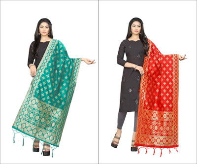 HYPHORIA Silk Blend Woven Women Dupatta
