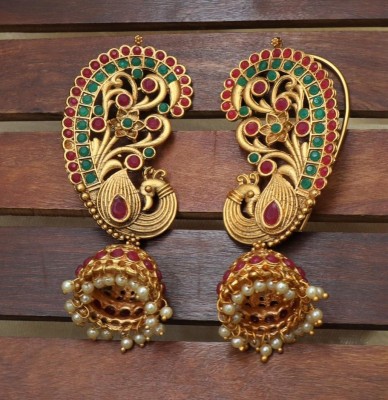 BHARGAV ART Matte finish jhumki J 41 Alloy Jhumki Earring