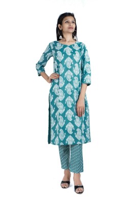 MRIGANKA Women Kurta Pant Set