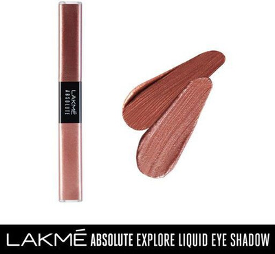 Lakmé Absolute Explore Liquid Eye shadow 10 ml (Pink Champagne & Copper Glitter)