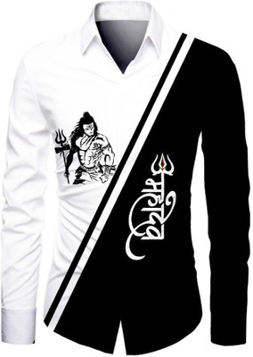 Mahi creations Polycotton Printed Shirt Fabric