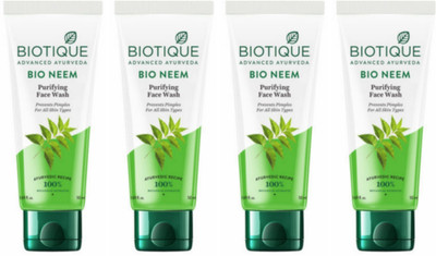 BIOTIQUE Fresh Neem  50 ml (Pack of 4) Face Wash(200 ml)