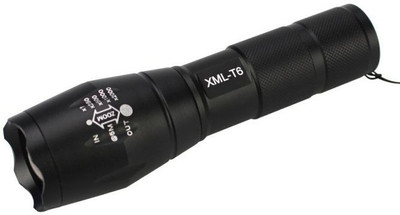 DMCEF t650 Torch(Black, 5 cm, Rechargeable)